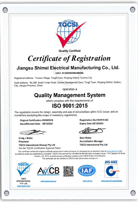 ISO 9001-Zertifikat